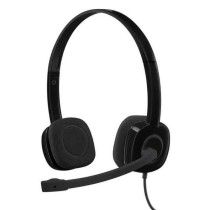 Auriculares con Micrófono Logitech H150 Stereo Headset Negro