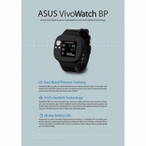 Smartwatch Asus VivoWatch BP Preto