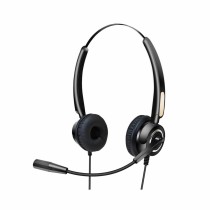 Headphones with Microphone Urban Factory HBV01UF              Black