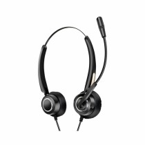 Headphones with Microphone Urban Factory HBV01UF              Black