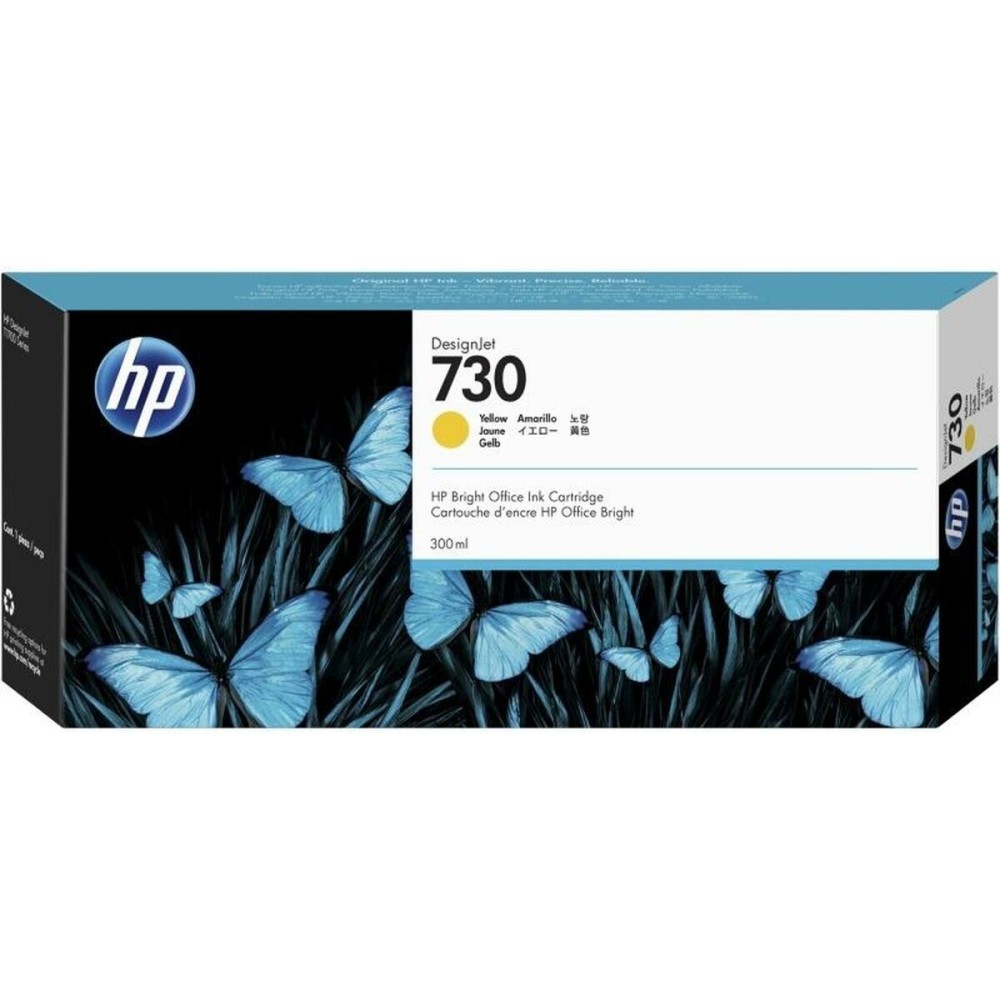 Tinteiro de Tinta Original HP P2V70A Amarelo