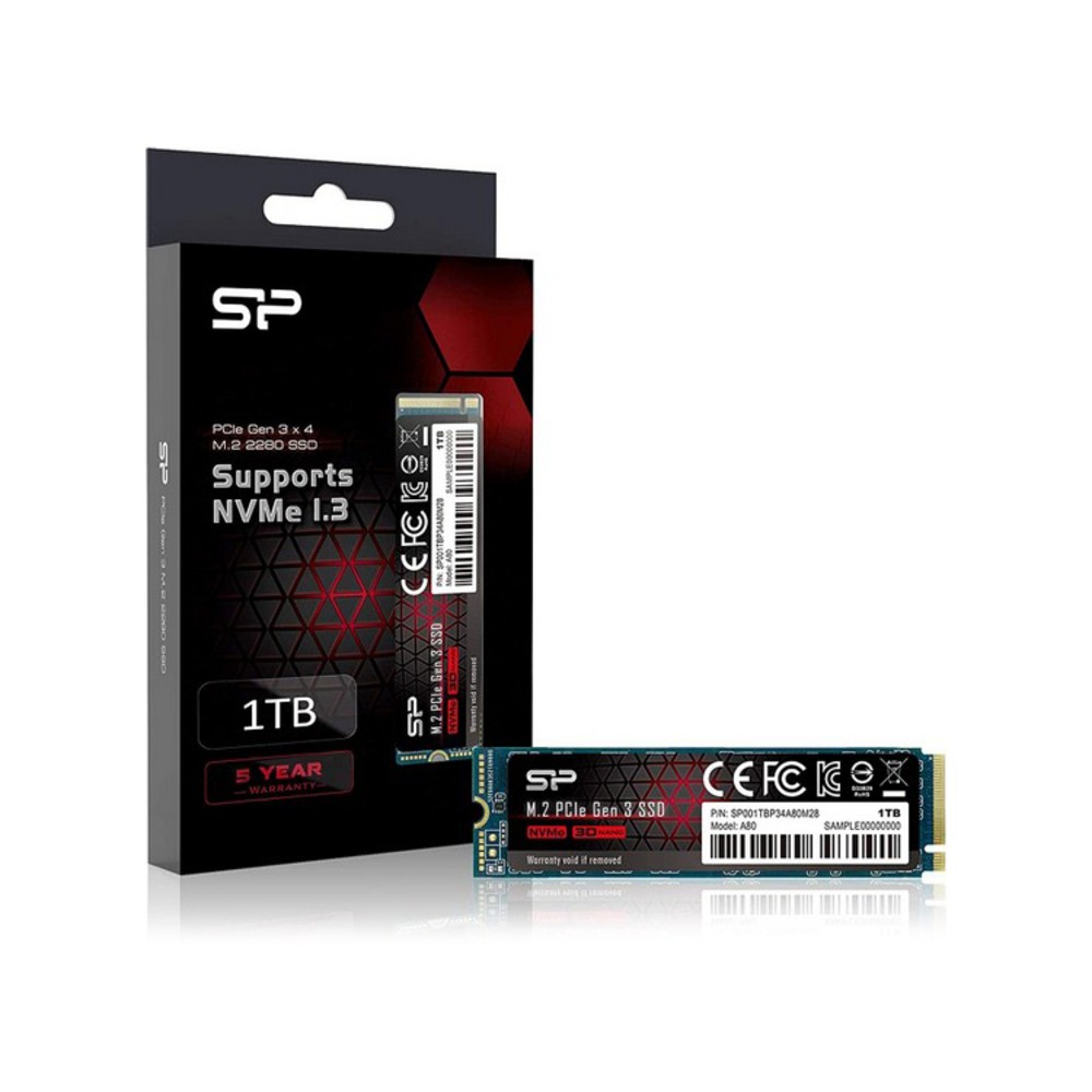 Hard Drive Silicon Power SP00P34A80M28 M.2 SSD