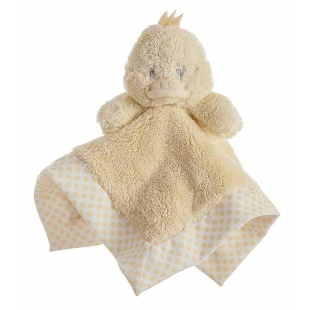 Doudou    Jaune Pois 30 x 30 cm double couche