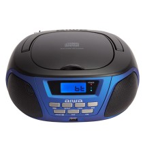 Radio CD Bluetooth MP3 Aiwa BBTU300BL    5W Negro Azul