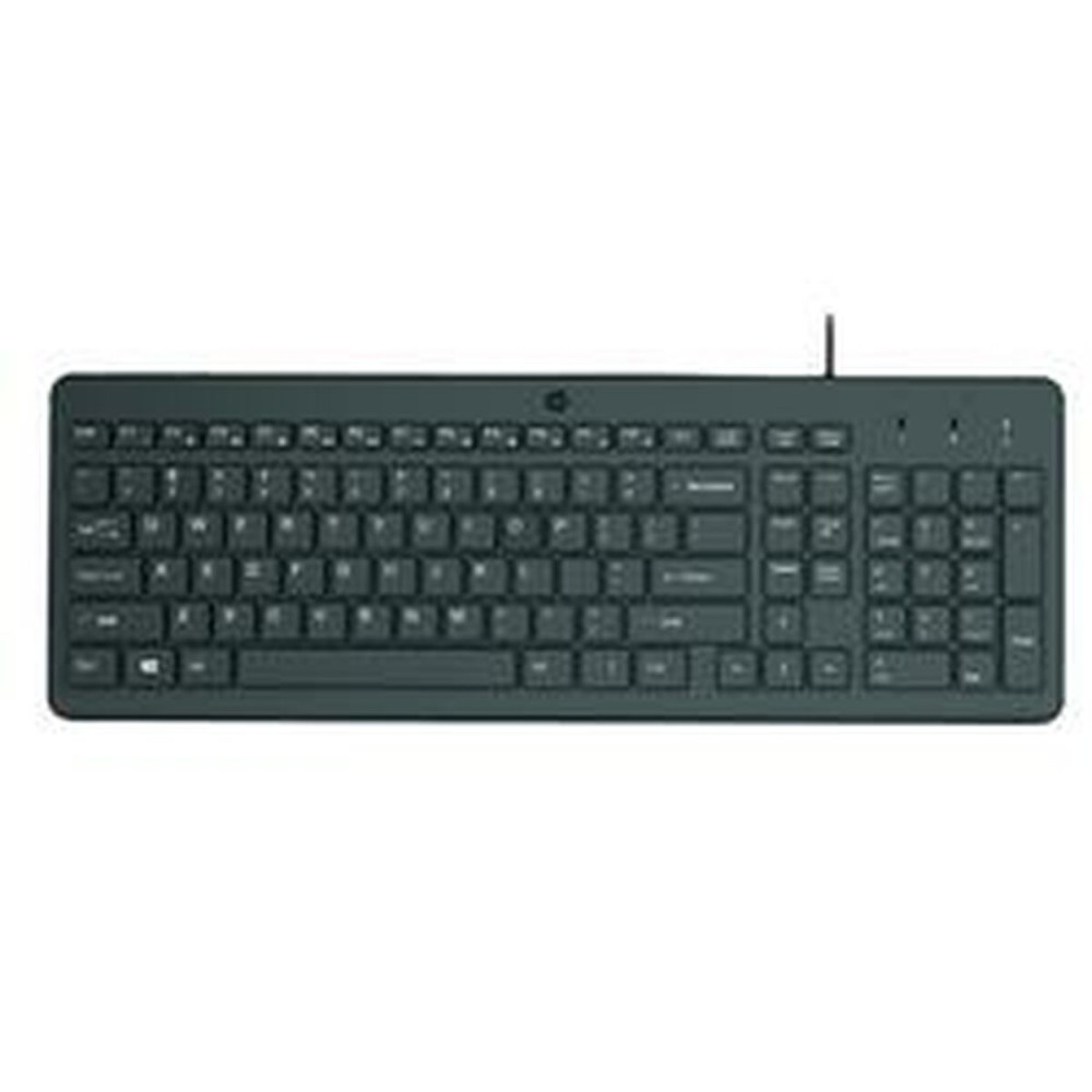 Teclado HP Teclado con cable HP 150 Preto Qwerty espanhol