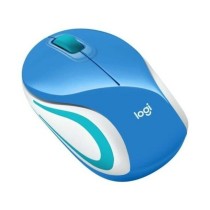 Mouse Ottico Wireless Logitech 910-002733 1000 dpi Azzurro