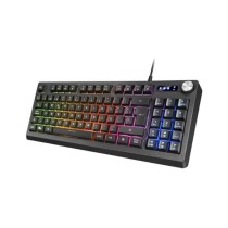 Gaming Tastatur Mars Gaming MKREVOES LED RGB Schwarz Spanisch Affe (1 Stücke)