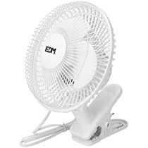 Ventilador EDM Pinça Branco 15 W Ø 15 cm