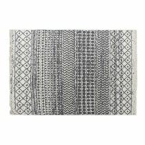 Teppich DKD Home Decor Weiß Grau Polyester Baumwolle (200 x 290 x 1 cm)