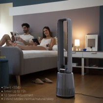 Ventilatore Senza Pale con Filtro di Purificazione e Telecomando Bloho InnovaGoods