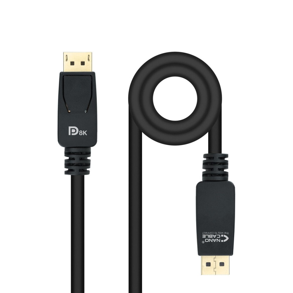 Cavo DisplayPort NANOCABLE 10.15.2503 HDR 8K Ultra HD Nero