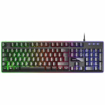 Tastatur und Gaming Maus Mars Gaming MCPEXES Combo Schwarz Qwerty Spanisch