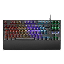 Clavier pour jeu Mars Gaming MKXTKLRES Noir Rouge Espagnol Espagnol Qwerty