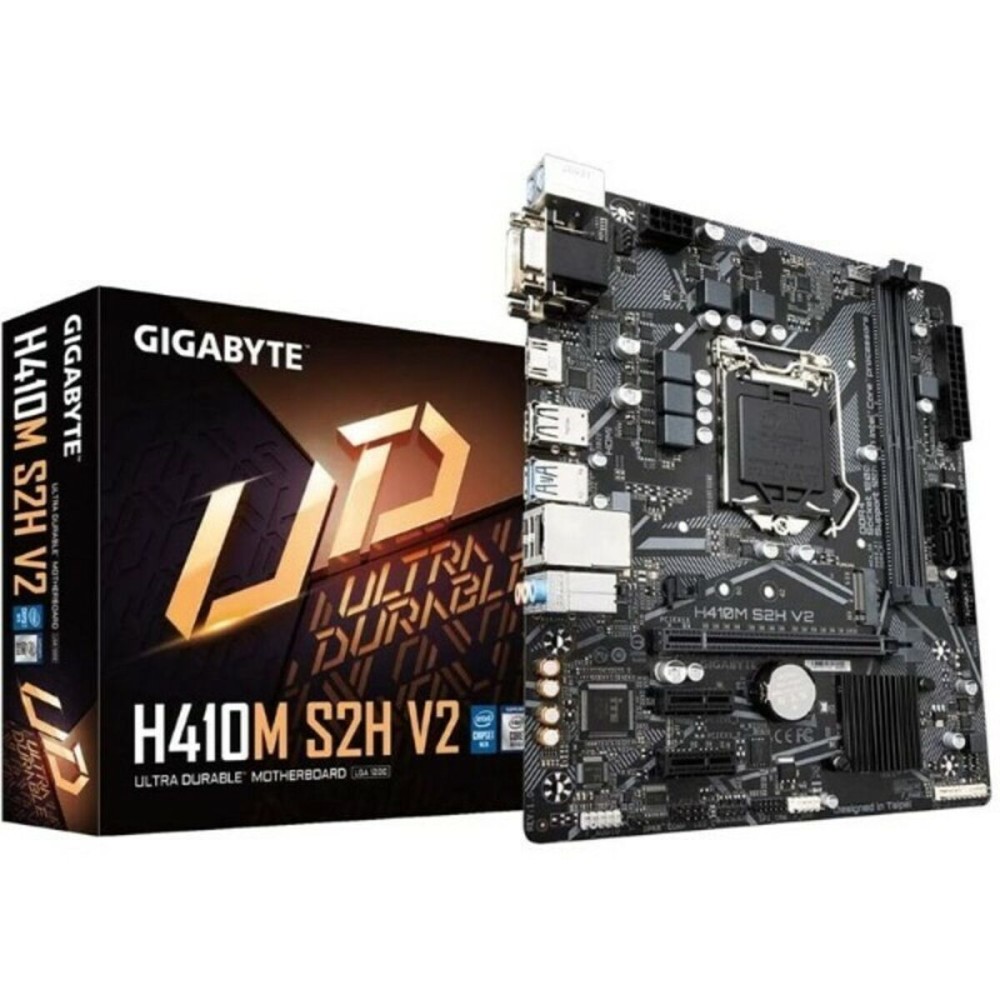 Motherboard Gigabyte H410M S2H V2 mATX LGA1200 Intel Intel H410 LGA 1200