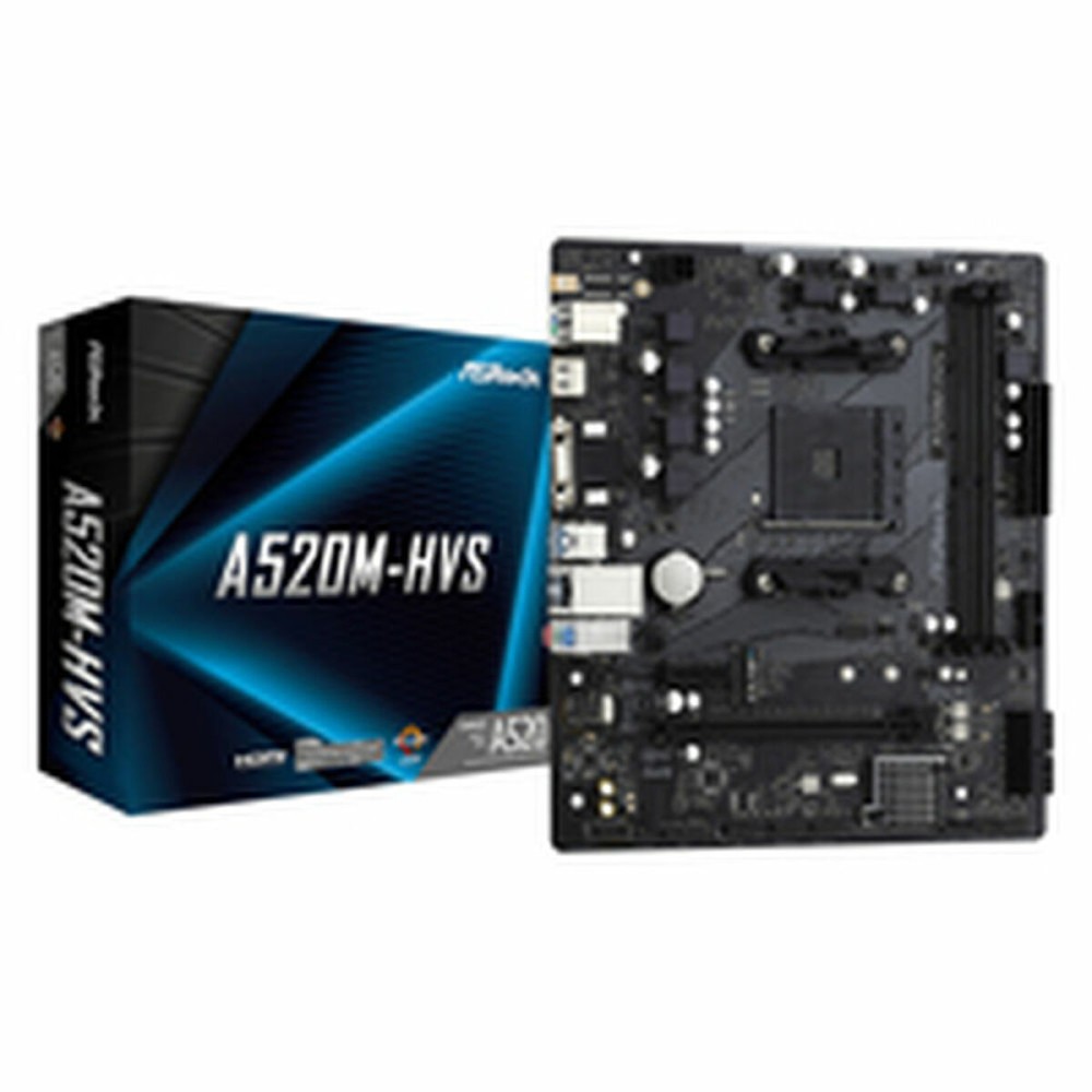 Placa Mãe ASRock A520M-HVS AMD A520 AMD AMD AM4