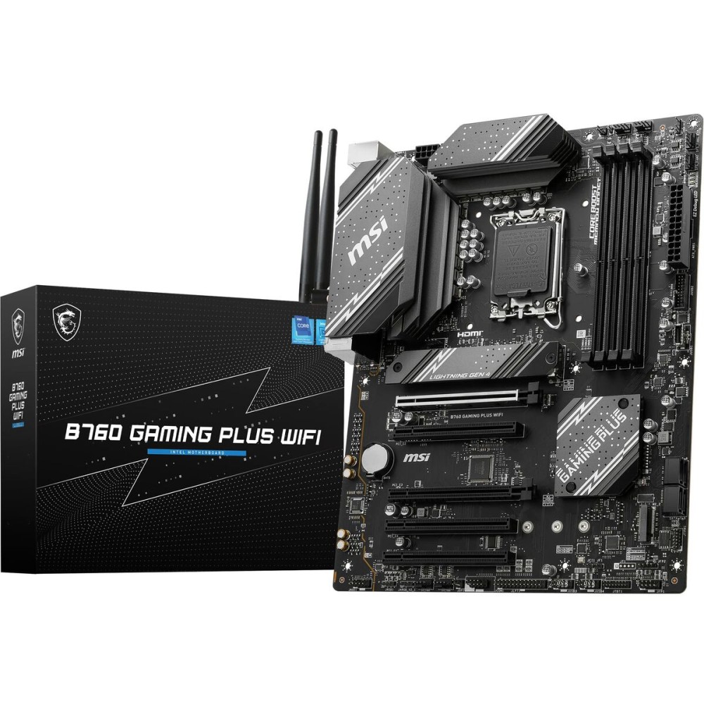 Placa Mãe MSI B760 GAMING PLUS WIFI LGA 1700 Intel B760