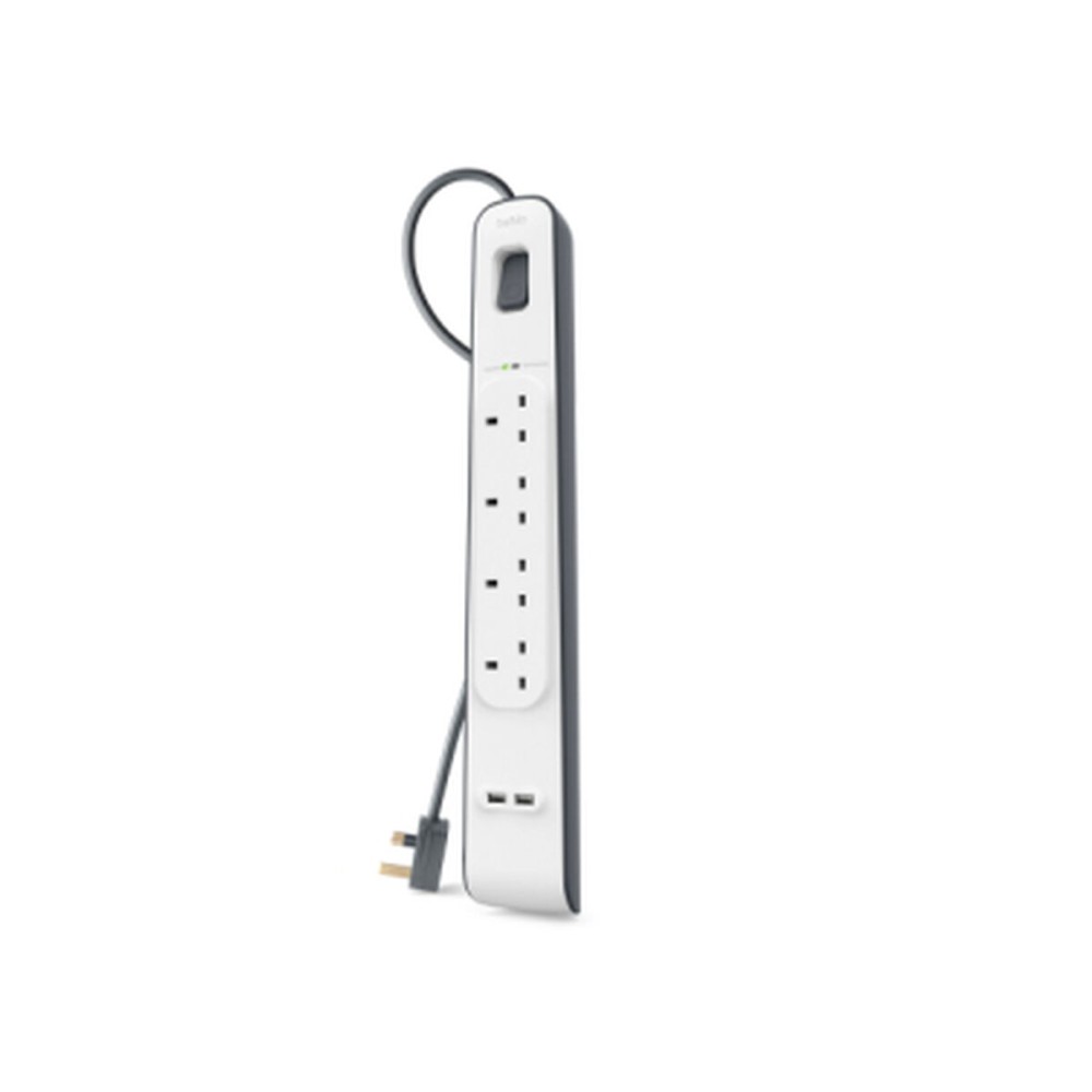 Extensão com 4 tomadas com interruptor Belkin BSV401VF2M