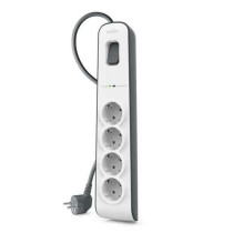 Extensão com 4 tomadas com interruptor Belkin BSV400VF2M Branco