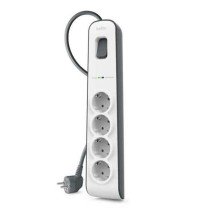 Multipresa con 4 Prese con Interruttore Belkin BSV400VF2M Bianco