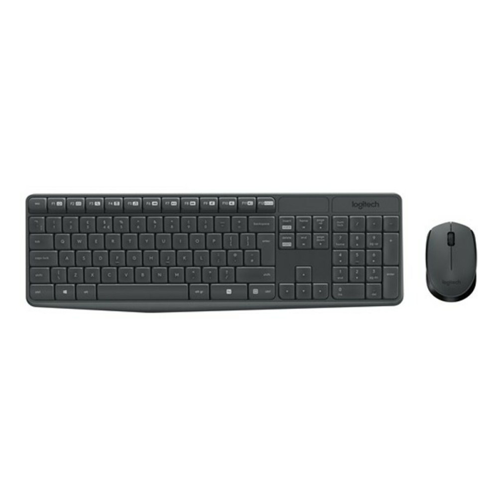 Tastiera e Mouse Wireless Logitech 920-007919 Nero