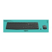 Tastatur mit Drahtloser Maus Logitech 920-007919 Schwarz