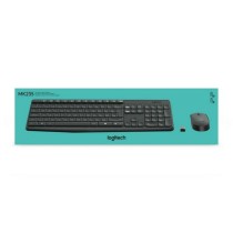 Keyboard and Wireless Mouse Logitech 920-007919 Black