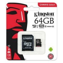 Tarjeta de Memoria Micro SD con Adaptador Kingston SDCS2/128GB exFAT 128 GB