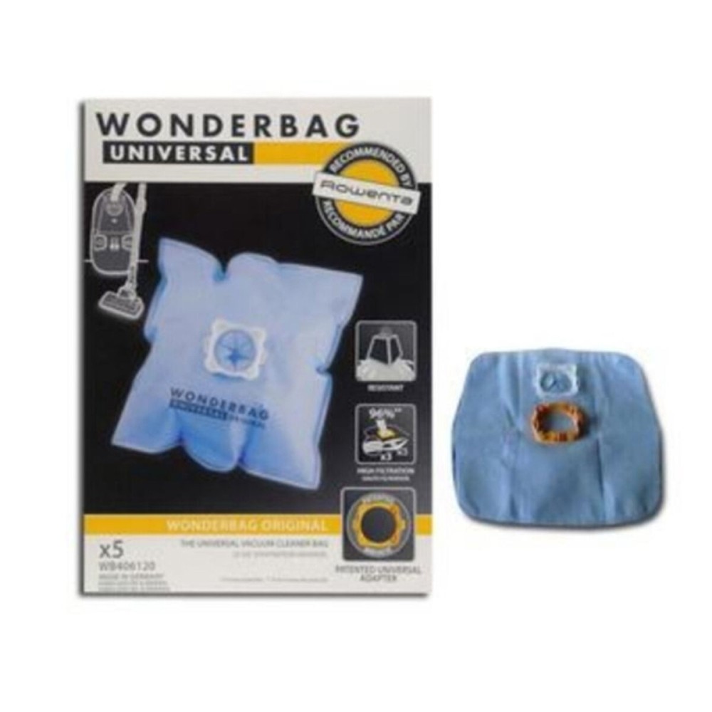 Bolsa Sobresselente Universal para Aspirador Rowenta WB406120 6 L (5 uds)