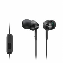 Headphones with Microphone Sony MDR-EX110AP Black