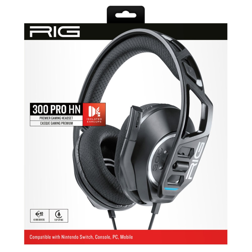 Auriculares Nacon RIG 300HN Preto