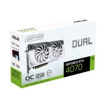 Grafikkarte Asus Dual GeForce RTX 4070 White OC Edition 12 GB GDDR6X NVIDIA GEFORCE RTX 4070