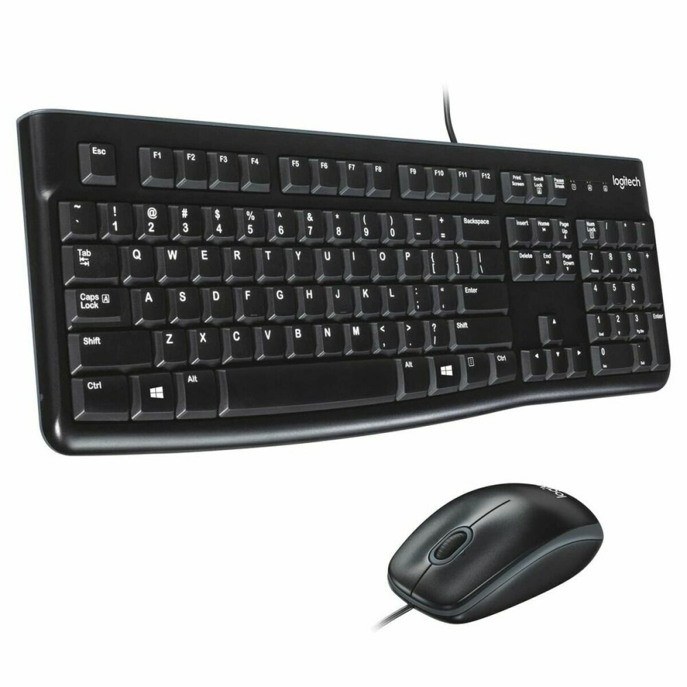 Teclado Logitech Desktop MK120 Preto QWERTY português