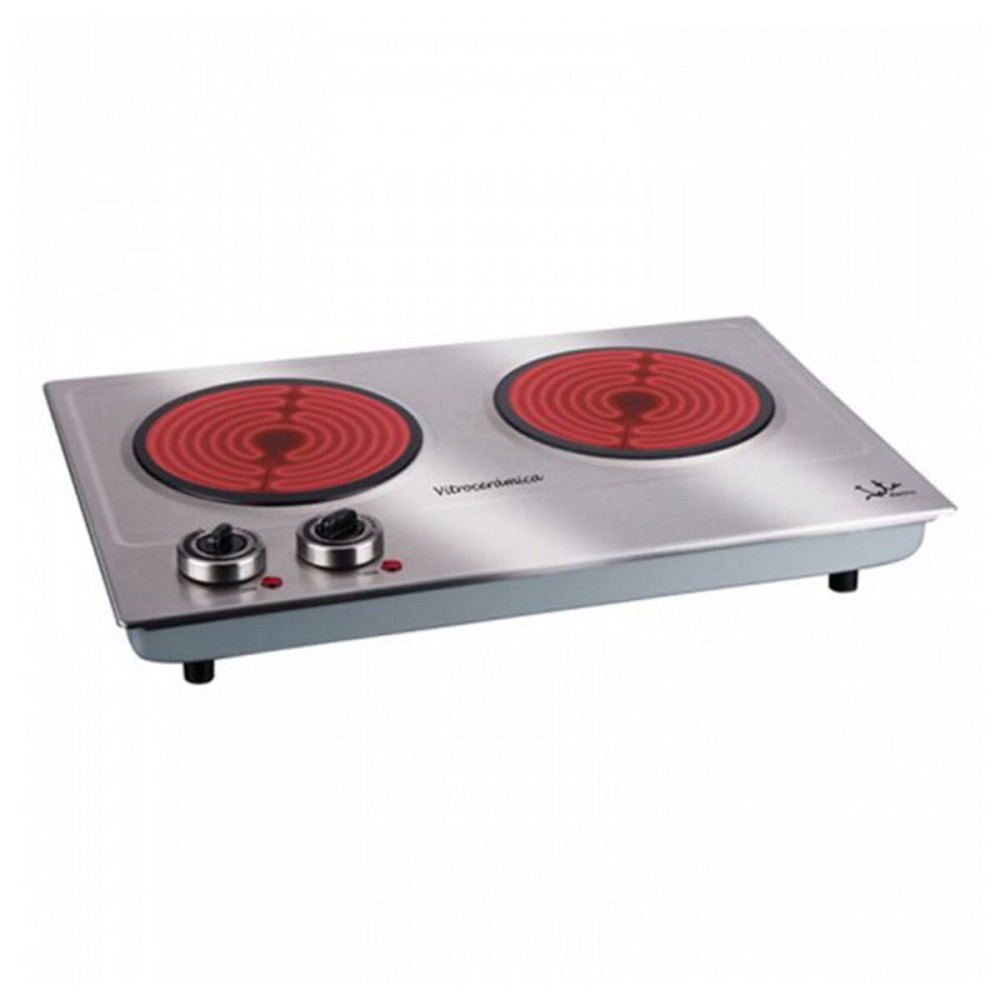 Portable Ceramic Hob JATA V532 2400W Silver Steel 2400 W