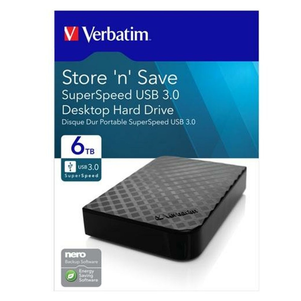 Disco Duro Verbatim Store 'n' Save 6 TB