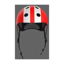 Capacete Infantil Moltó Branco Vermelho 48-53 cm