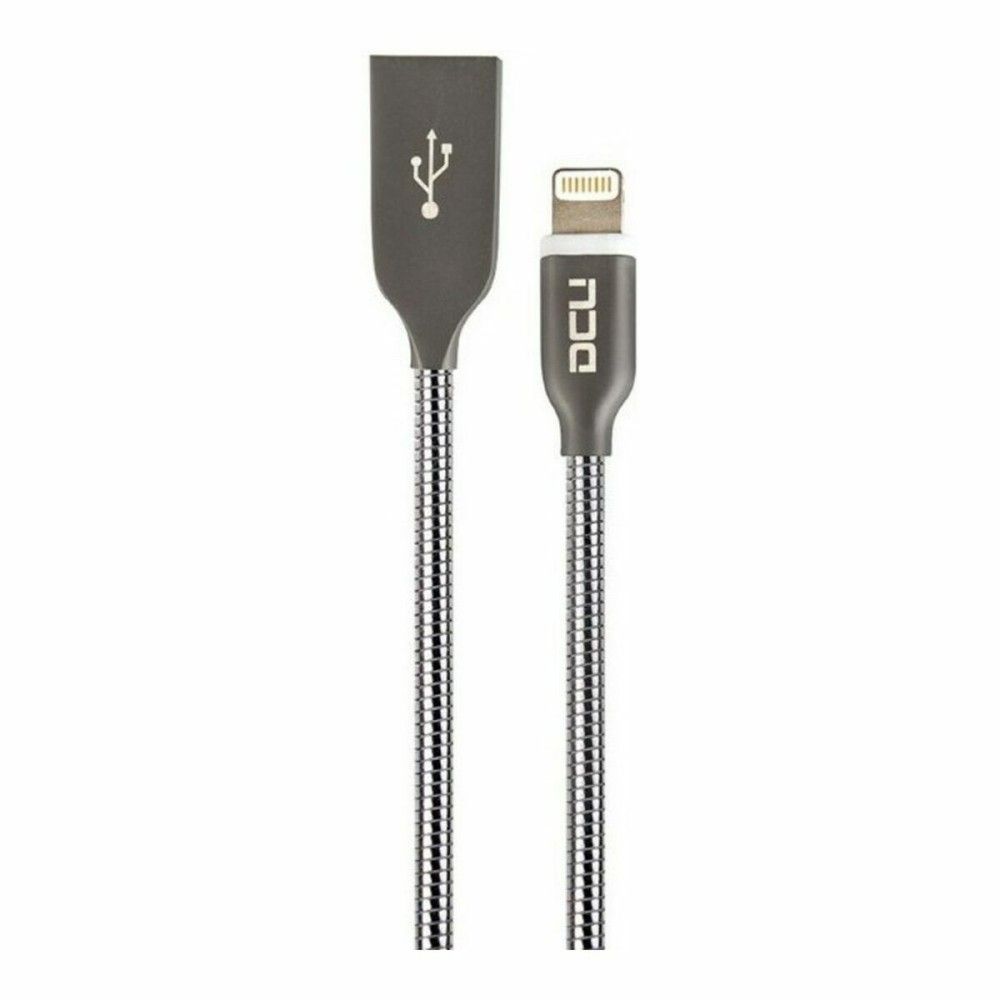 Cabo USB para Lightning DCU 34101260 Cinzento (1M)