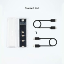 Festplattenhülle TooQ TQE-2200 Durchsichtig USB USB-C