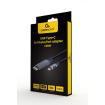 HDMI-zu-DVI-Adapter GEMBIRD CC-USB3C-DPF-01-6 Schwarz/Grau 1,8 m