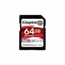 Scheda Di Memoria Micro SD con Adattatore Kingston SDR2/64GB 64 GB 8K Ultra HD SDXC UHS-II