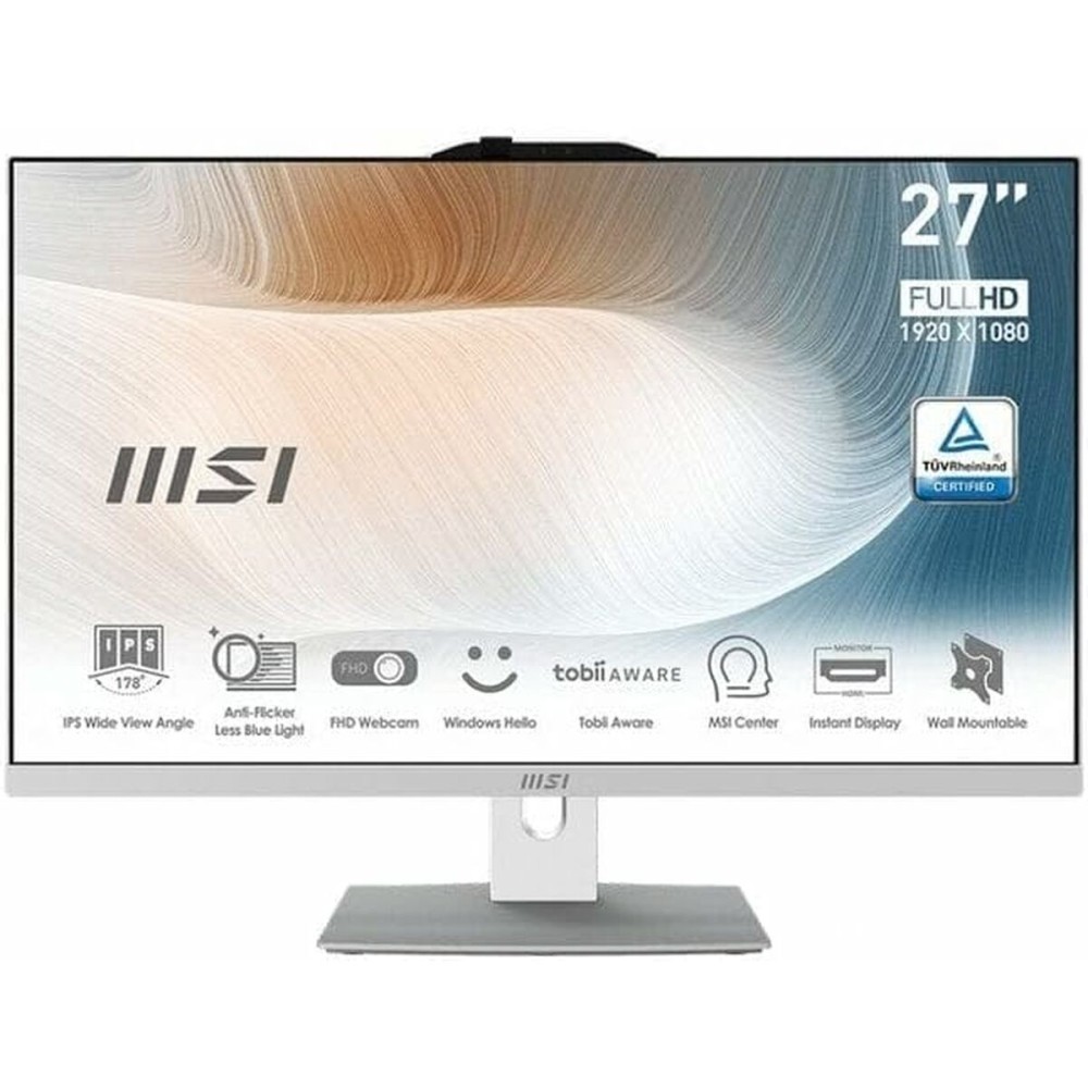 AllinOneMSIModernAM272P12M-014EUIntelCoreI7-1260PBianco27"1TBHDD+256GBSSD16GBRAM