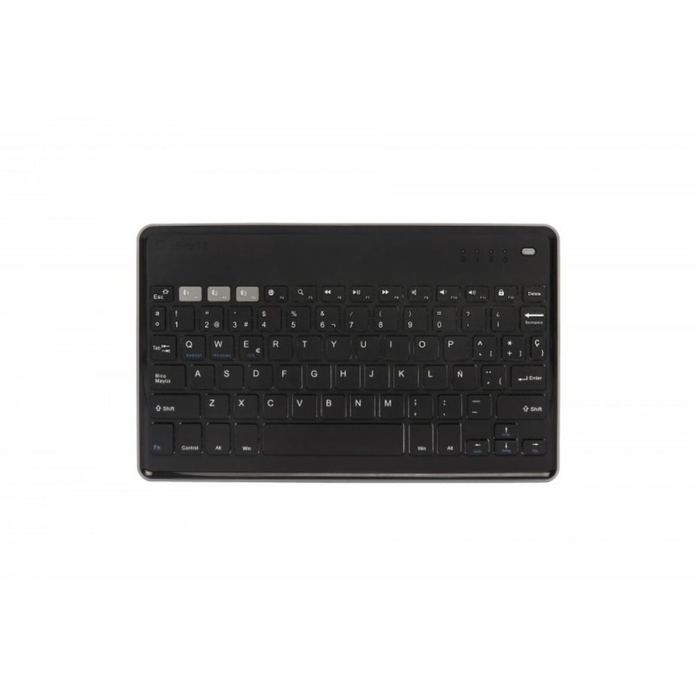 BluetoothKeyboardwithSupportforTabletSilverElectronics111936840199Black