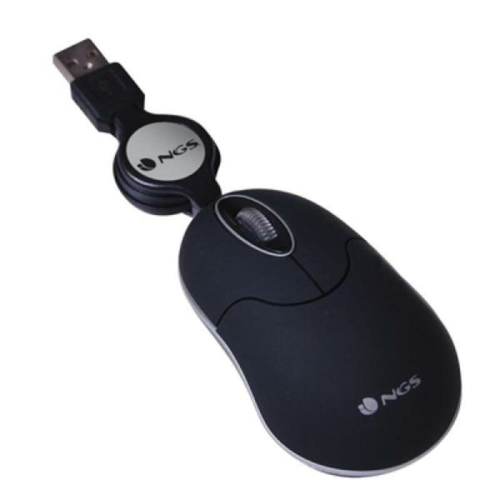 RetractableOpticalMouseVARIOSSINBLACK1000dpiBlack