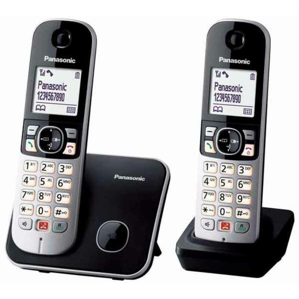 TeléfonoInalámbricoPanasonicKX-TG6852SPBNegro