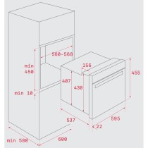 FornoPiroliticoTekaHBC625P44LDisplayLED2615WAcciaioinossidabile