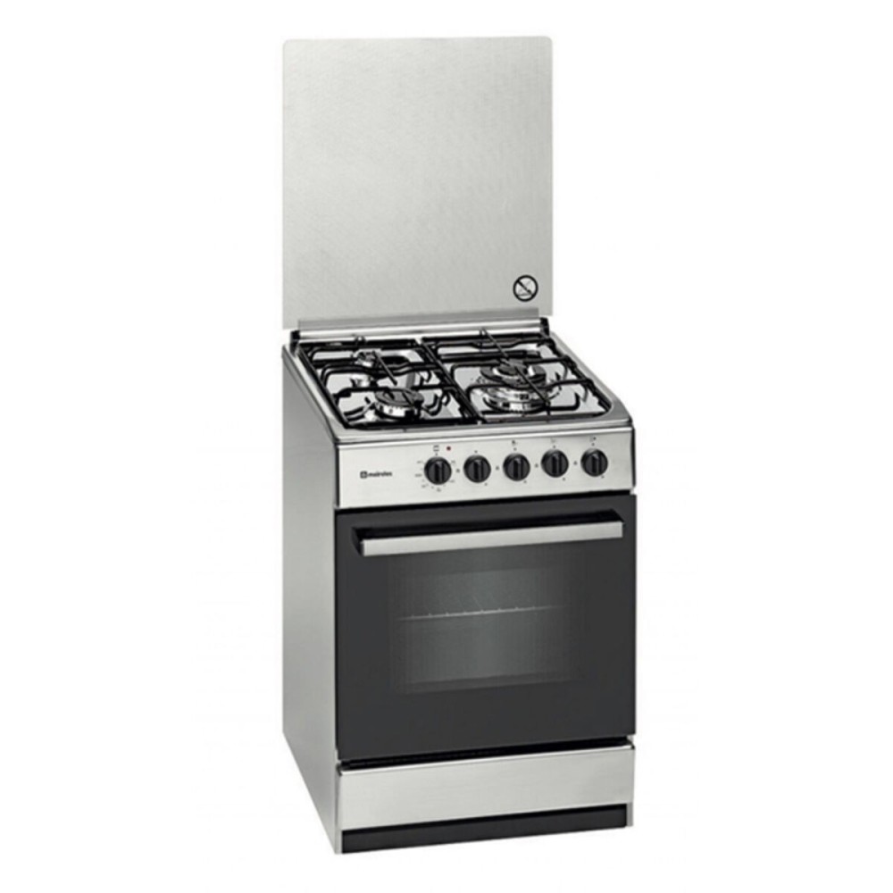 GasCookerMeirelesE541X55cmStainlesssteel(3Stoves)