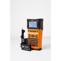 Professionelles,elektrischesEtikettengerätBrotherPTE300VPZX1OrangeSchwarz/Orange