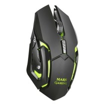 RatónGamingconLEDMarsGamingMMW3200dpiNegro3200DPI