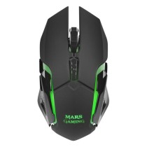 RatónGamingconLEDMarsGamingMMW3200dpiNegro3200DPI