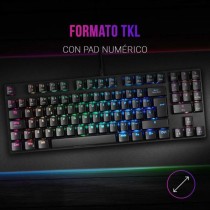 GamingKeyboardMarsGamingMKREVOPROBESLEDRGBBlack