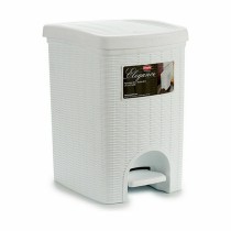 PedalbinStefanplastEleganceWhitePlastic20L27,5x38,5x31cm(6Units)